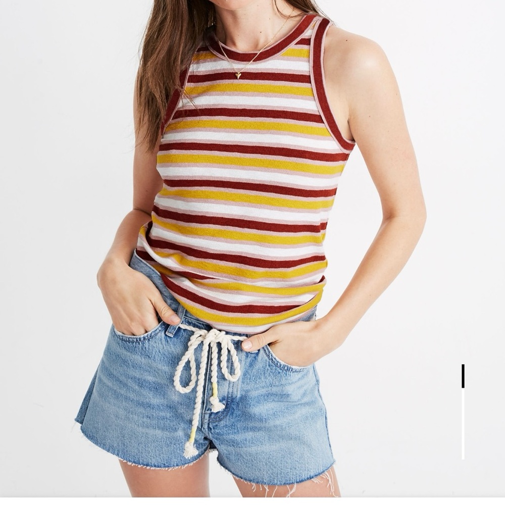 Madewell Westville Tank Top in Stipe